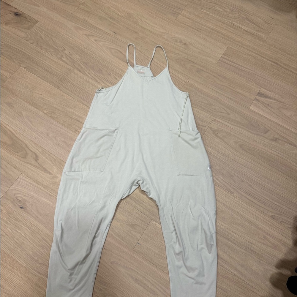 HOT SHOT Women's Cream Jumpsuit
